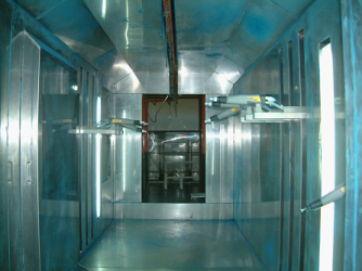 Automatic powder coating equipment